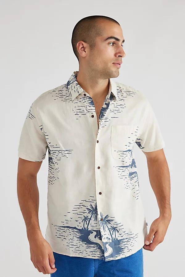 Katin Captain Short Sleeve Shirt Top Mens at Urban Outfitters Product Image