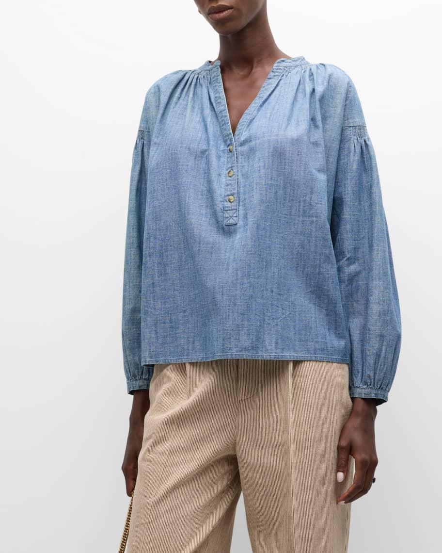 Nipoa Cotton Chambray Shirt Product Image