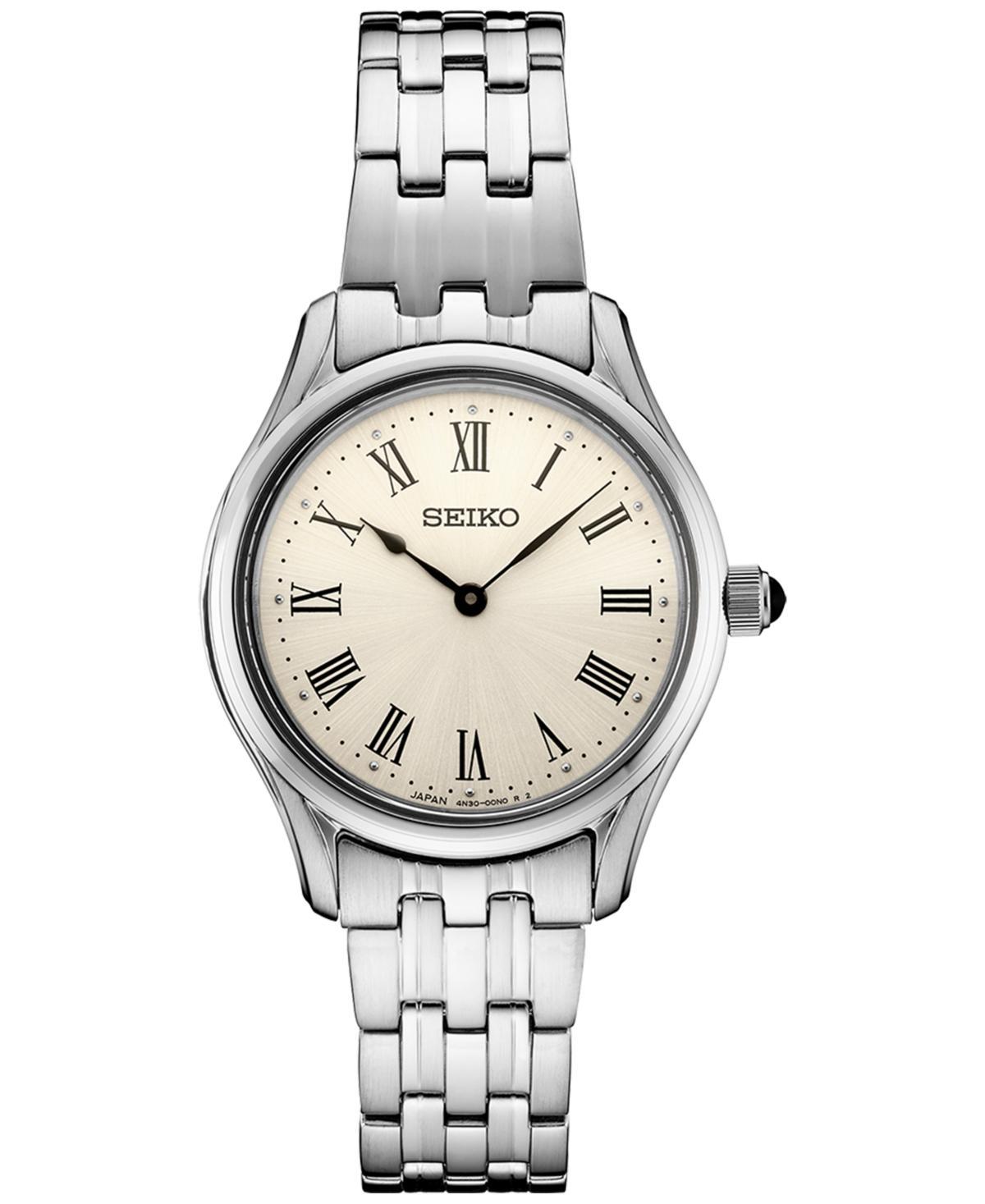 Seiko Women's Stainless Steel 29 Millimeter Watch, Silver Product Image