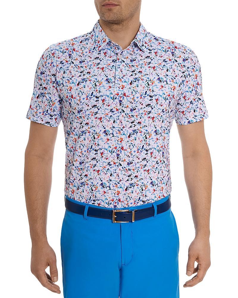 Mens Lucca Floral Polo Shirt Product Image