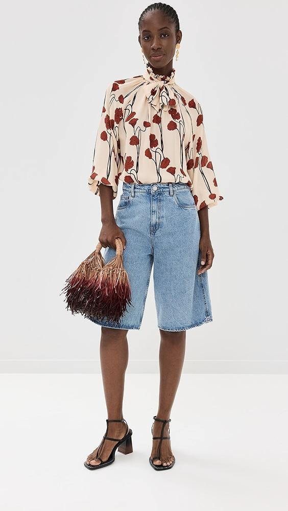 Johanna Ortiz Petalos Rojos Top | Shopbop Product Image