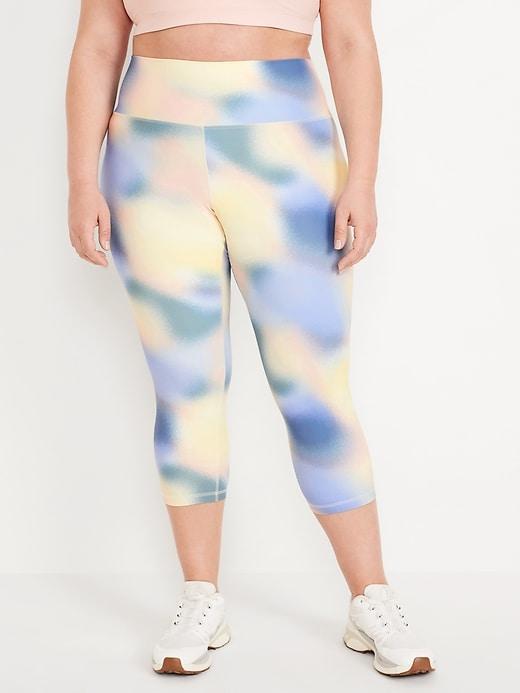 High-Waisted PowerSoft Crop Leggings Product Image