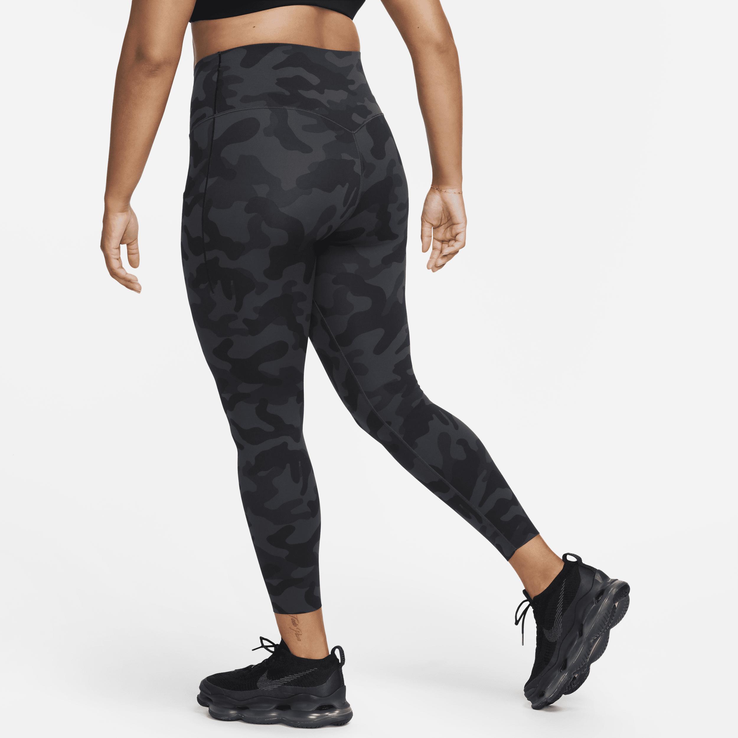 Nike Women's Universa Medium-Support High-Waisted 7/8 Camo Leggings with Pockets Product Image