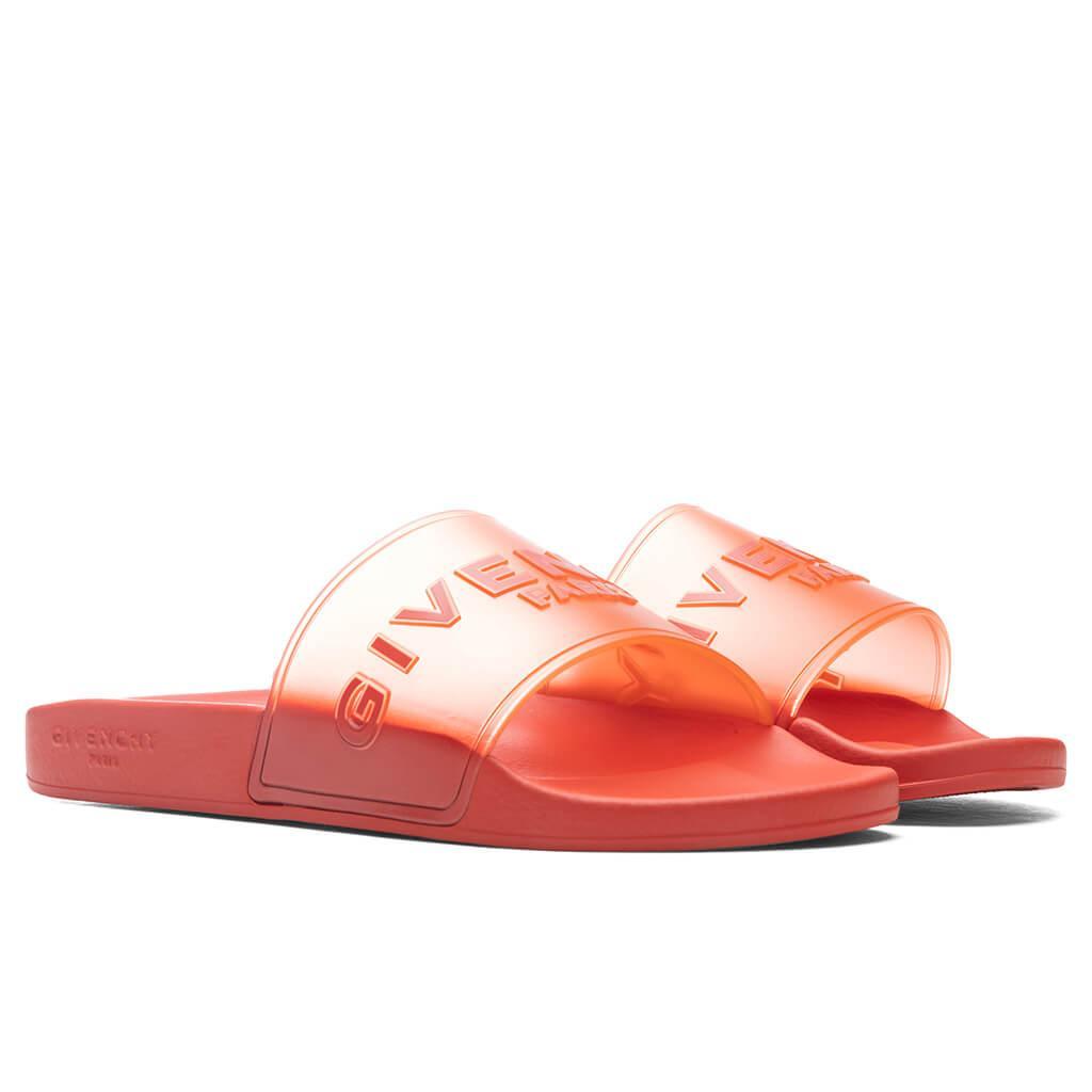 Slide Flat Sandals - Dark Orange Male Product Image