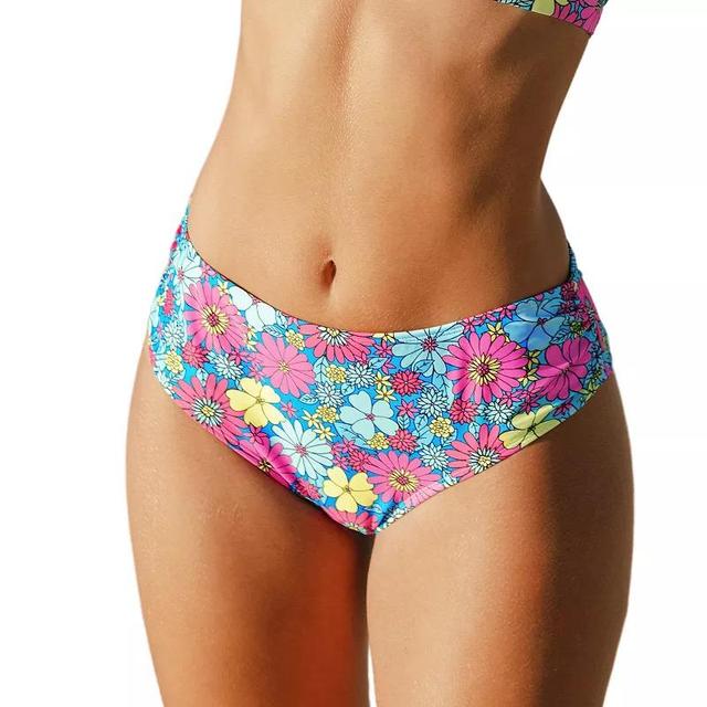 Womens CUPSHE Mid-Rise Swim Bottoms Product Image