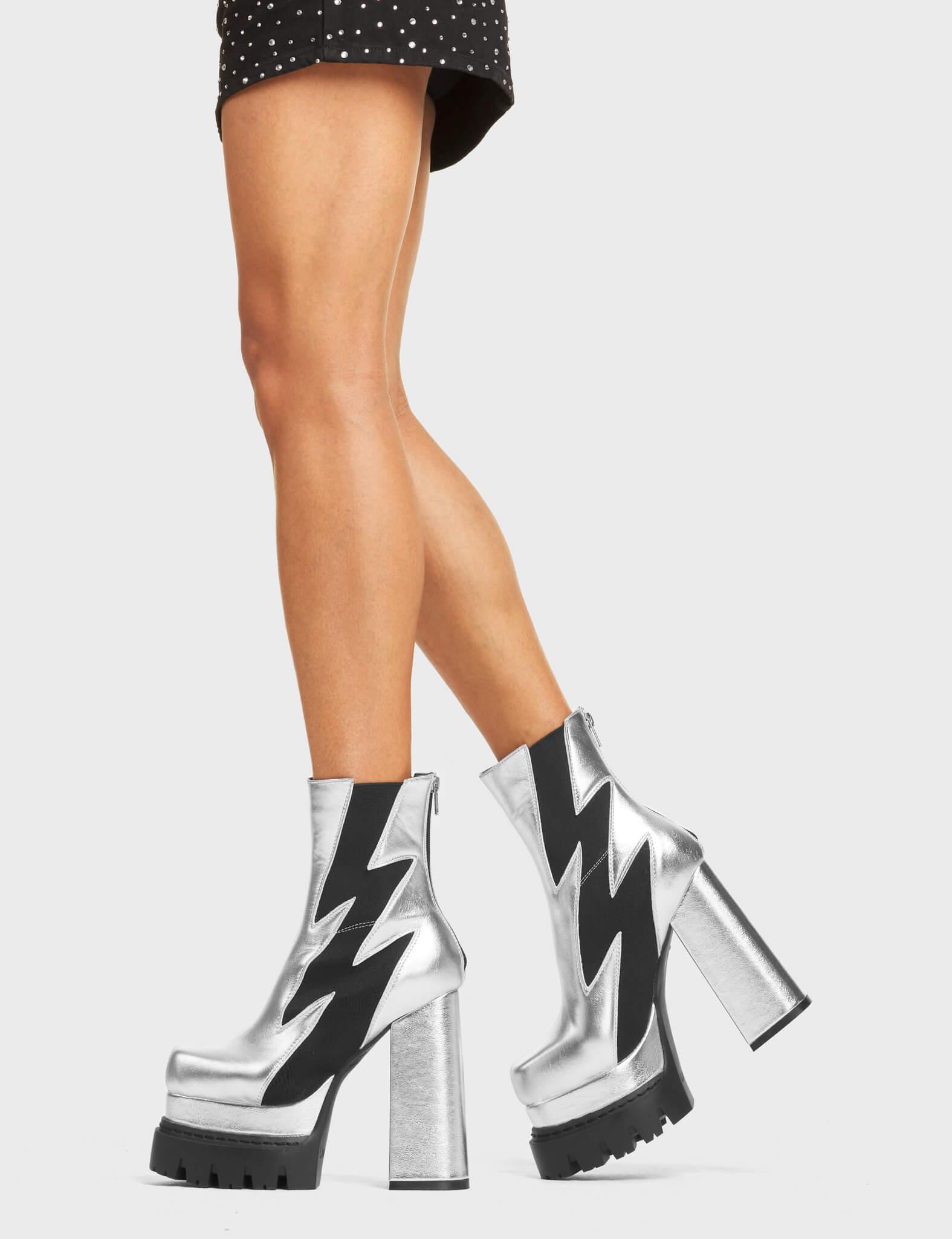 Count Me In Platform Ankle Boots Product Image