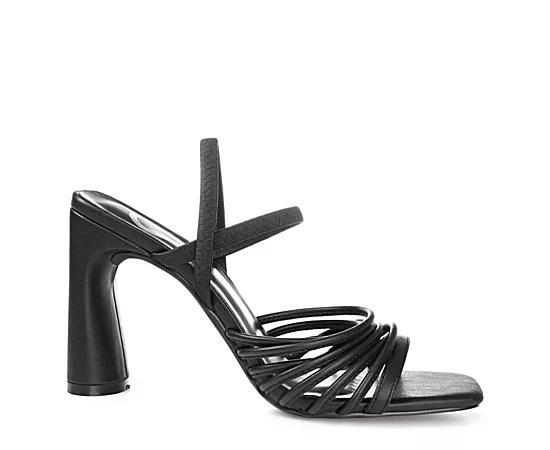 Journee Collection Womens Hera Strappy Block Heel Dress Sandals Product Image