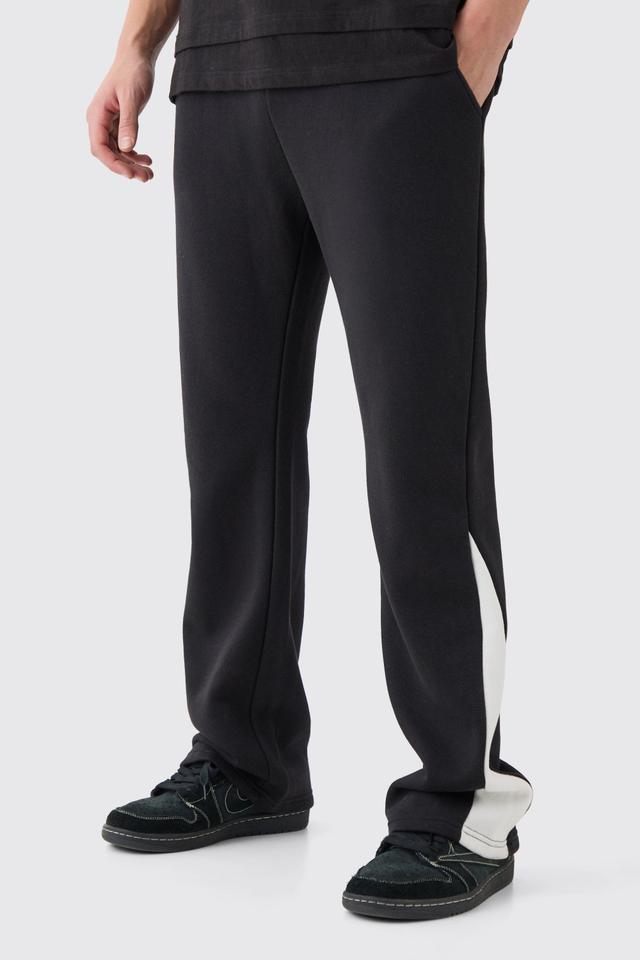 Regular Fit Gusset Sweatpants | boohooMAN USA Product Image