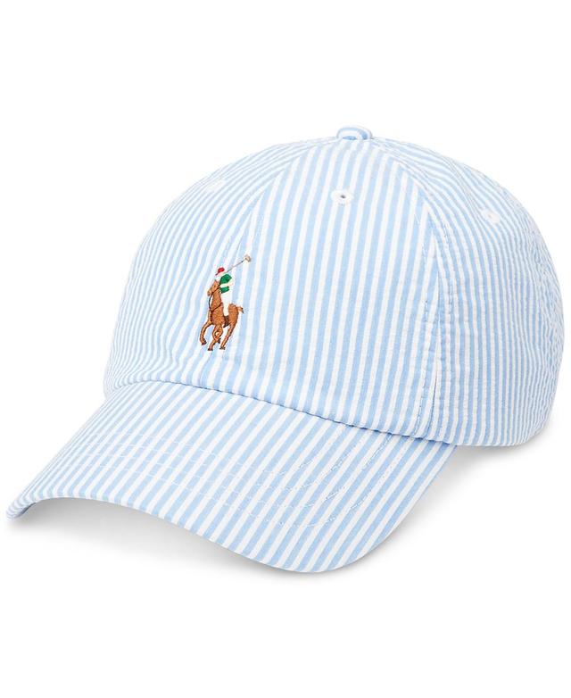 Polo Ralph Lauren Mens Cotton Seersucker Ball Cap Product Image