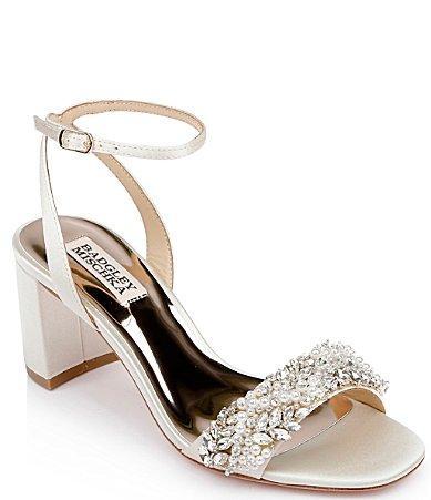 Badgley Mischka Collection Clara Embellished Sandal Product Image