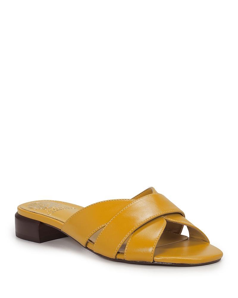 Vince Camuto Womens Maydree Leather Slide Sandals Product Image