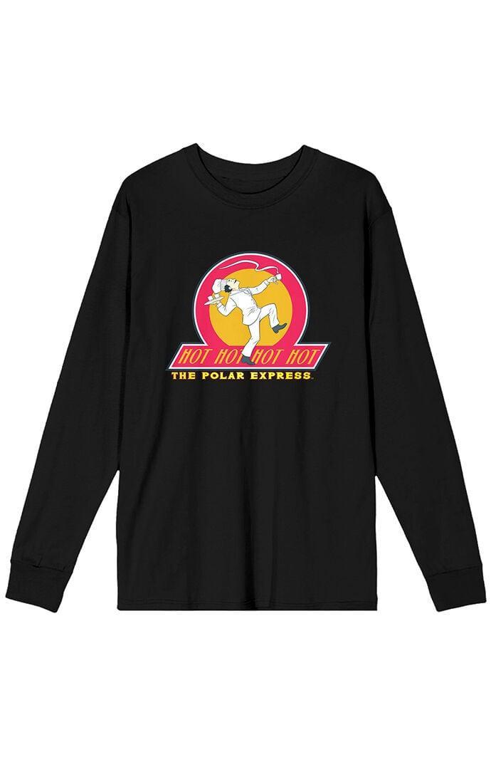 Men's Polar Express Hot Hot Hot Long Sleeve T-Shirt Product Image