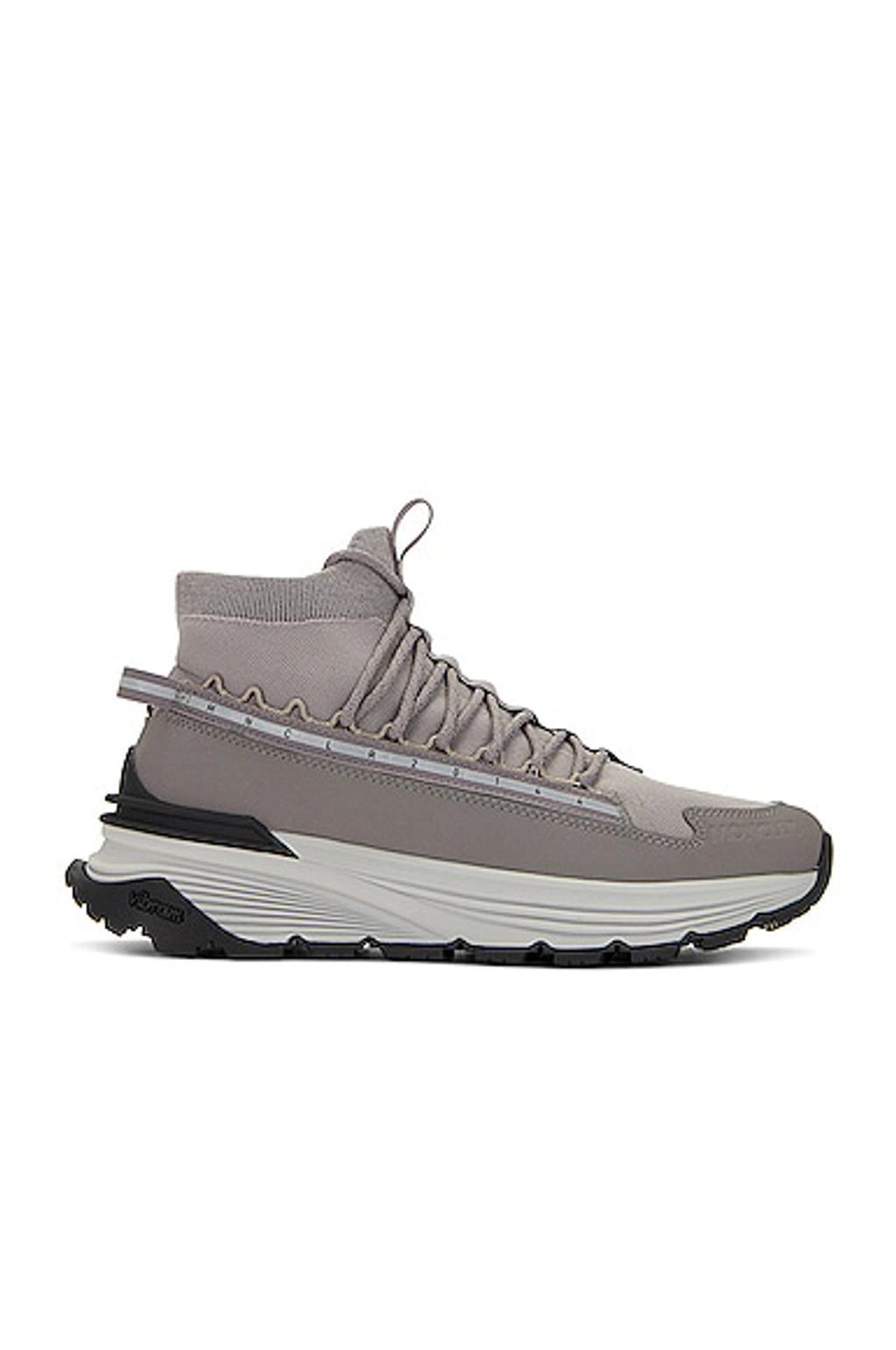 Monte Runner Lace Up High Top Running Sneakers In Grey Product Image