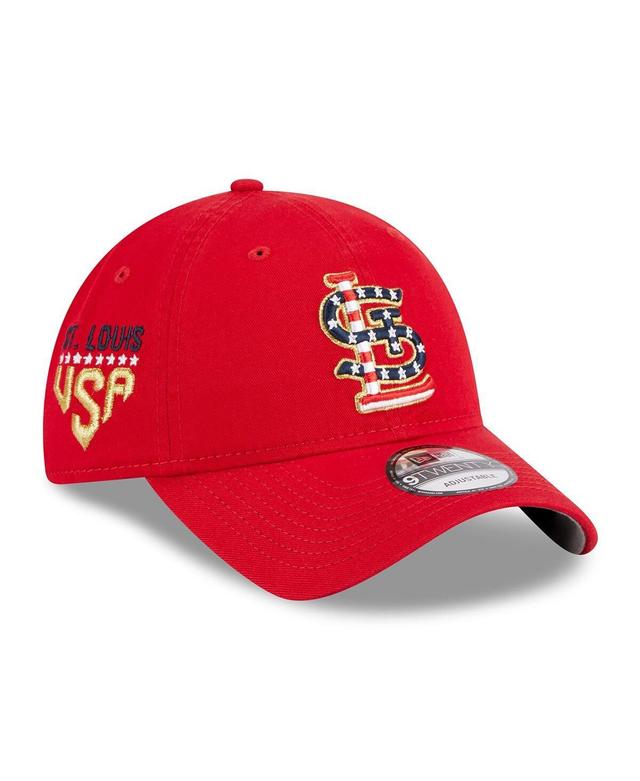 Mens New Era Red St. Louis Cardinals 2023 Fourth of July 9TWENTY Adjustable Hat Product Image