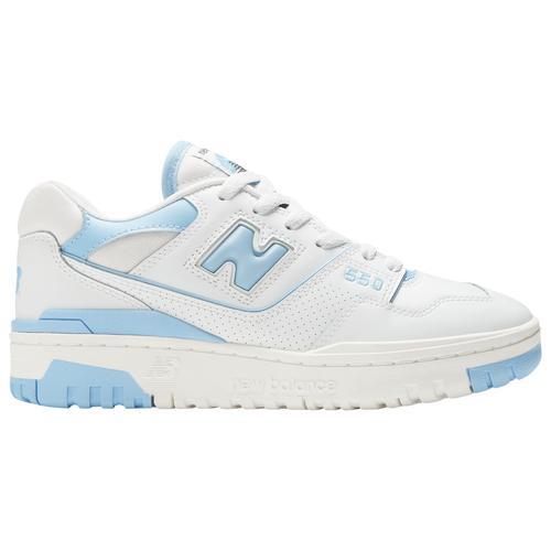 New Balance Womens 550 - Basketball Shoes White/Blue product image