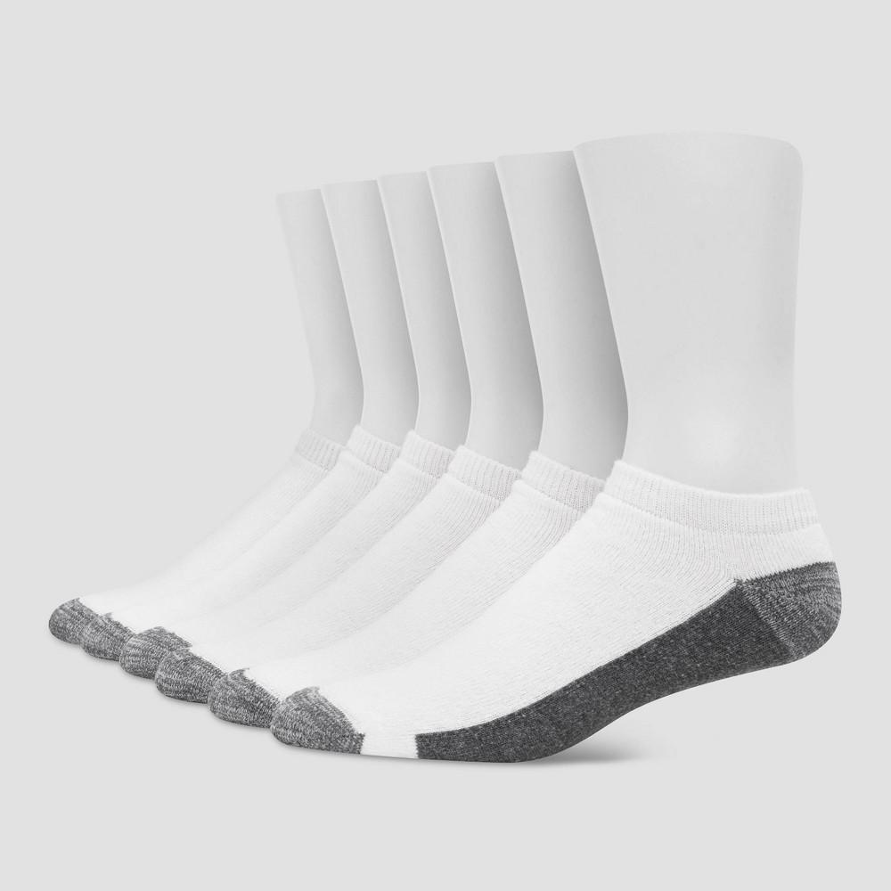 Hanes Premium Mens X-Temp Ultra Cushion Low Cut Socks 6pk 6-12 Product Image