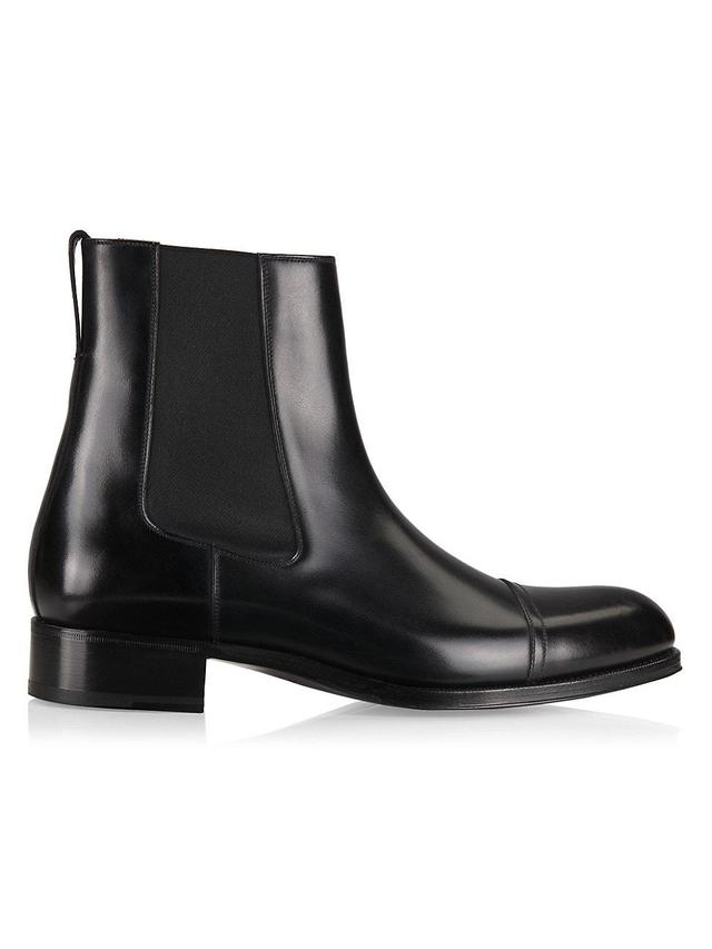Mens Leather Ankle Boots Product Image