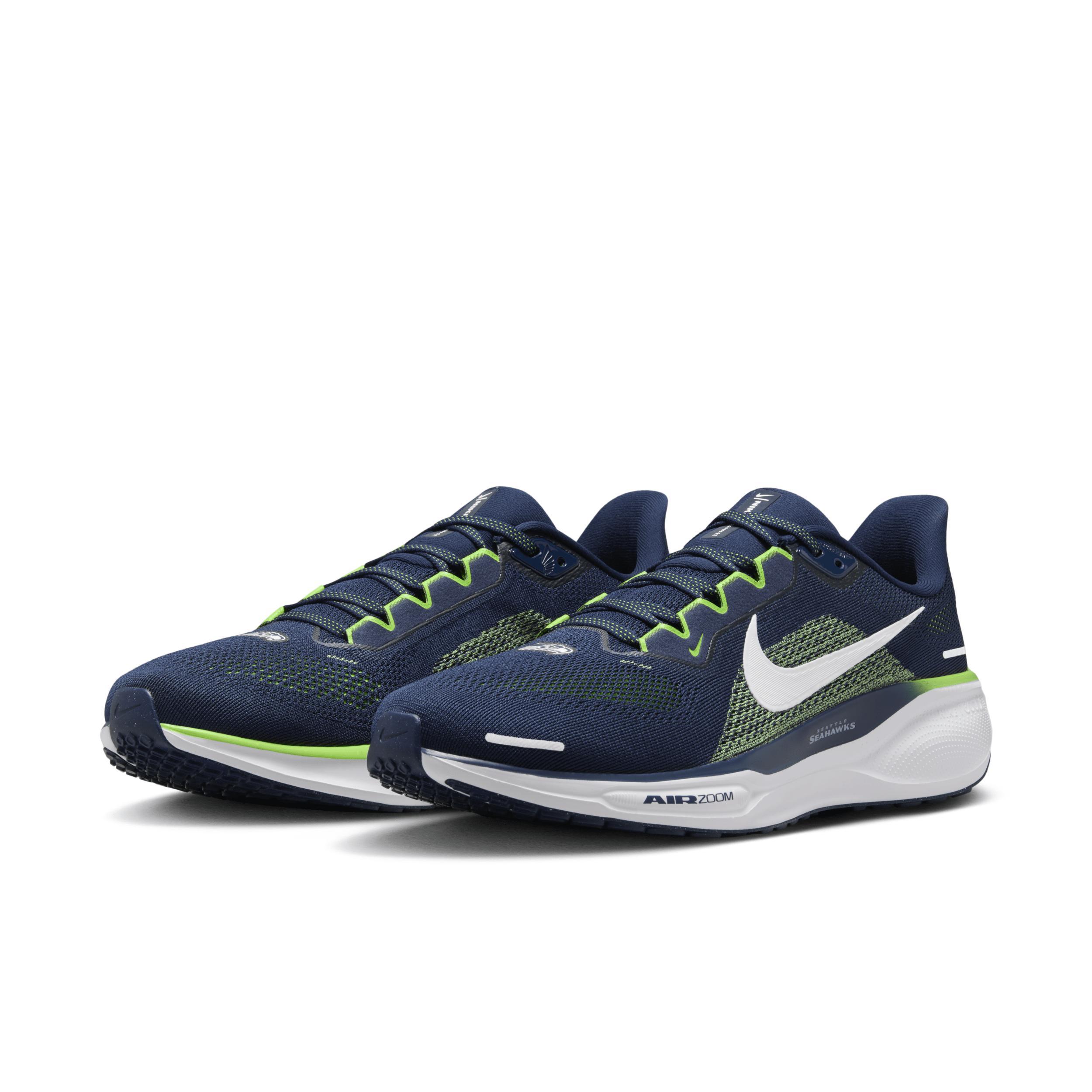 Nike Men's Pegasus 41 NFL Seattle Seahawks Road Running Shoes Product Image