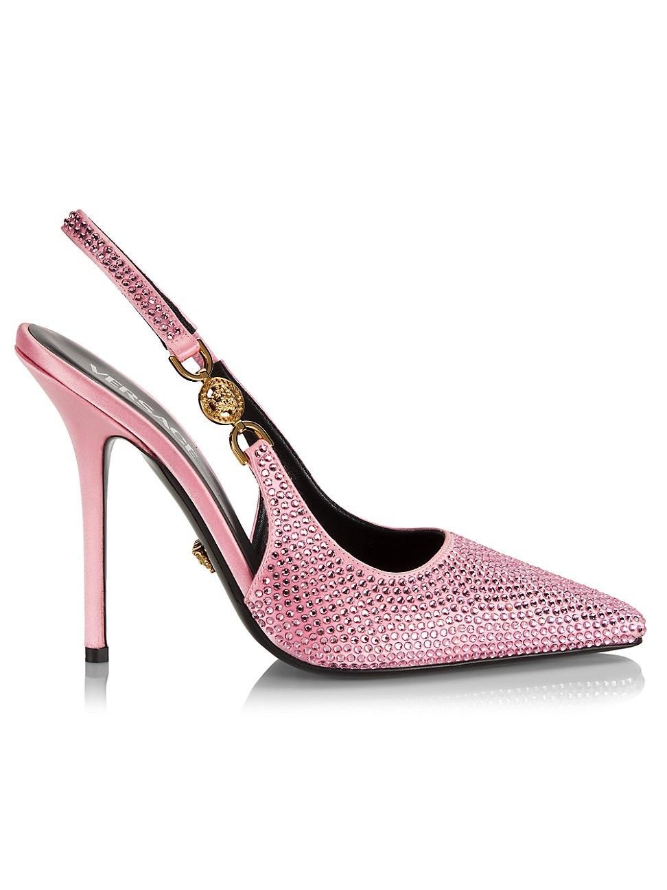 Womens 110MM Embellished Slingback Pumps Product Image