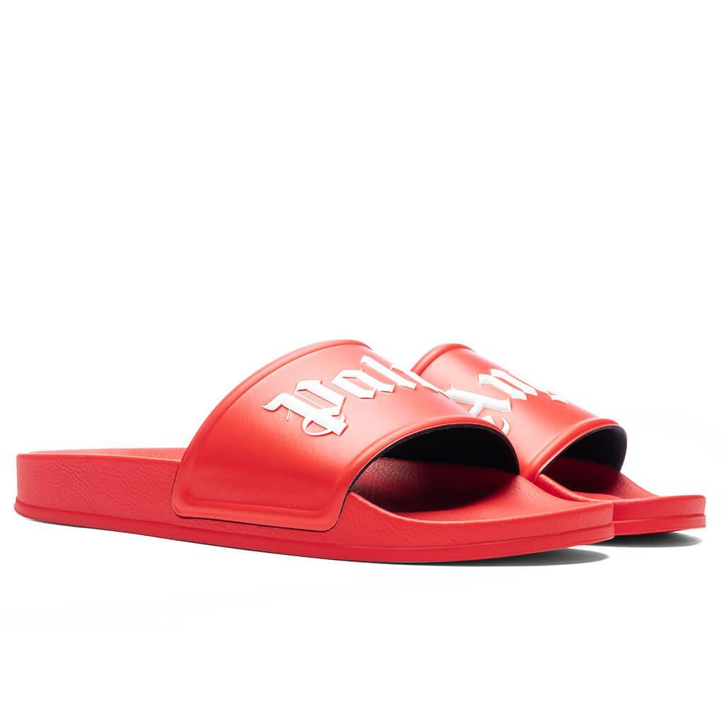 Pool Slider - Red/White Male Product Image