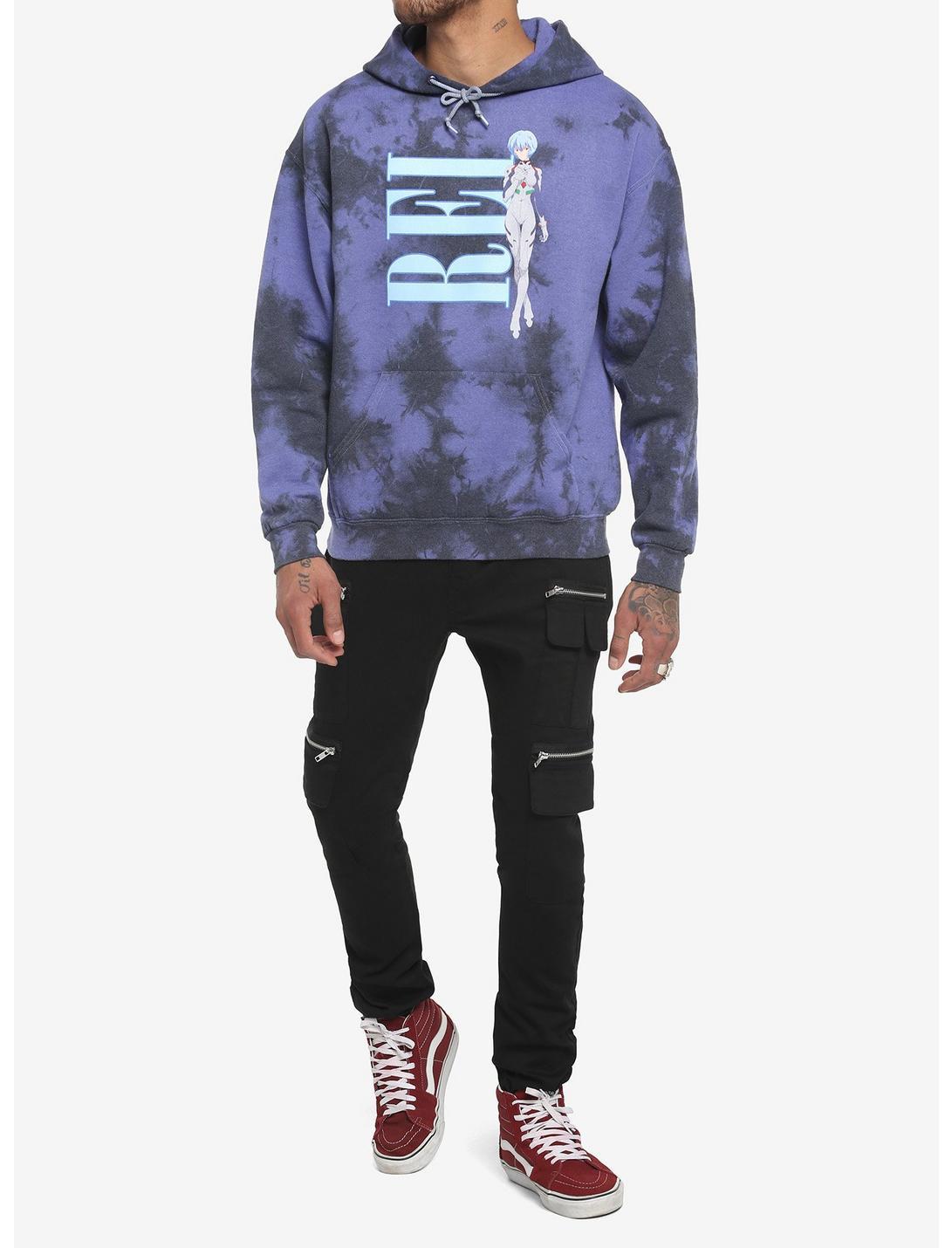 Neon Genesis Evangelion Rei Ayanami Tie-Dye Hoodie Product Image