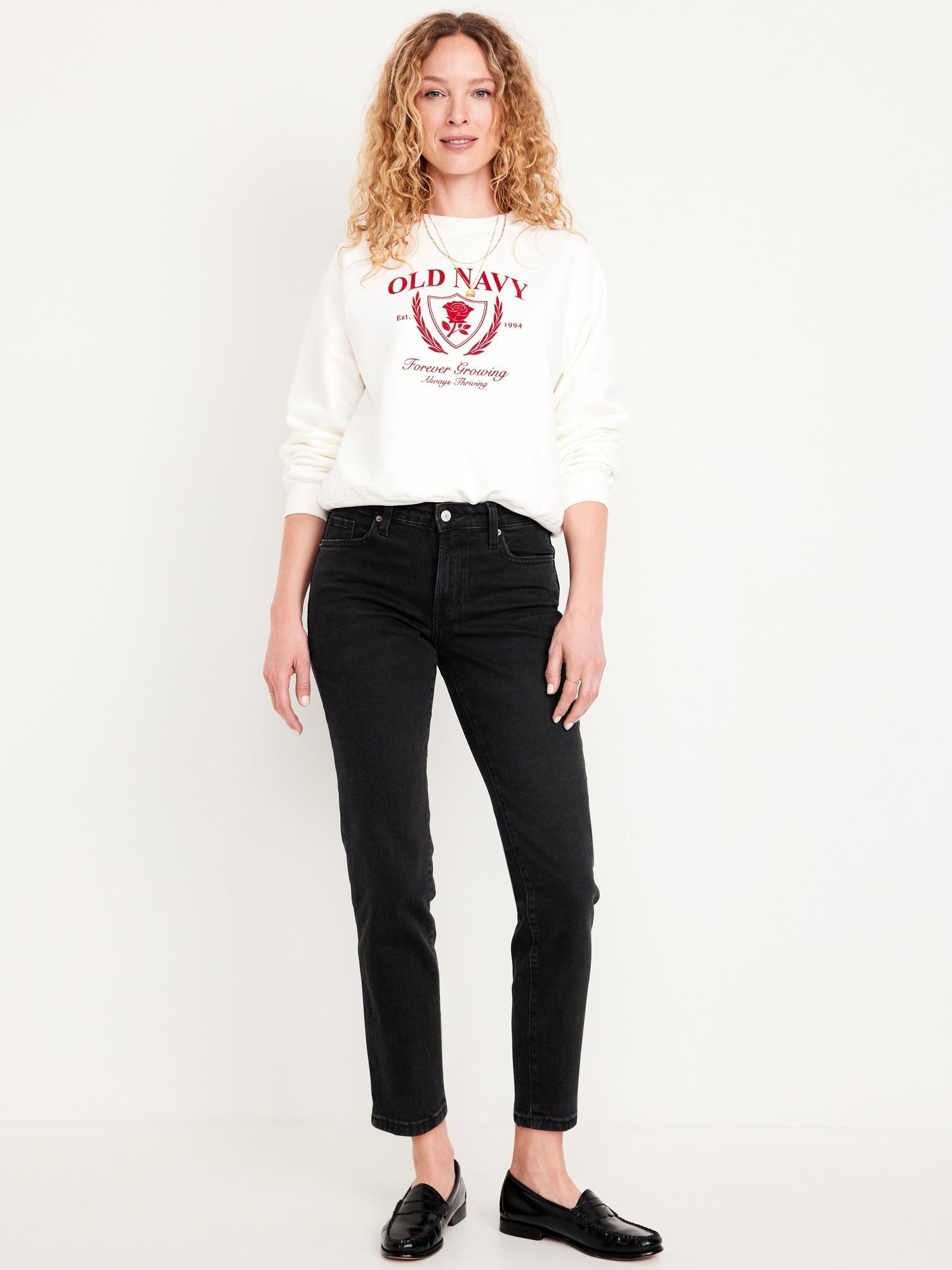 Mid-Rise OG Straight Ankle Jeans Product Image