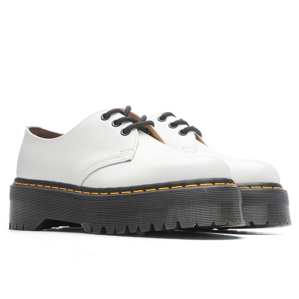 1461 Quad Smooth Leather Platform Shoes - White Smooth Male Product Image