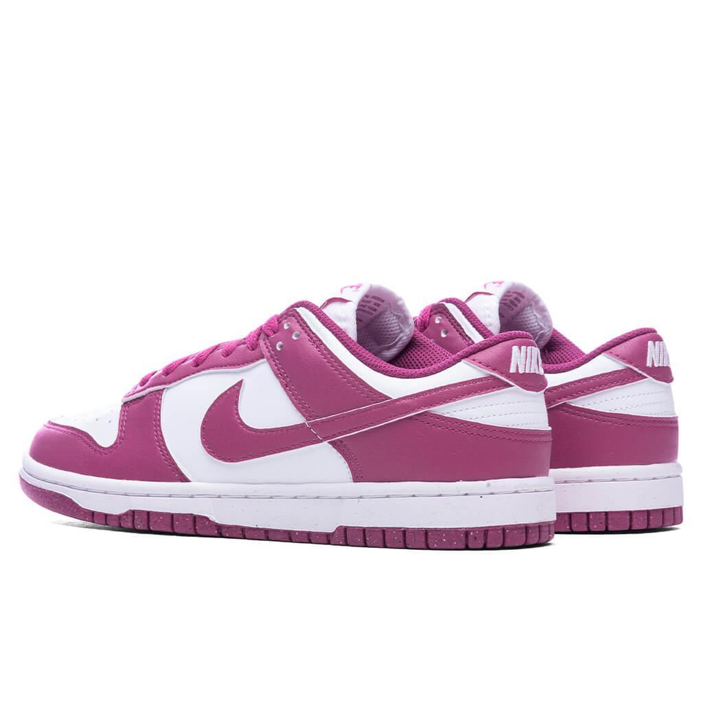 Dunk Low Women's - White/Hot Fuchsia Female Product Image