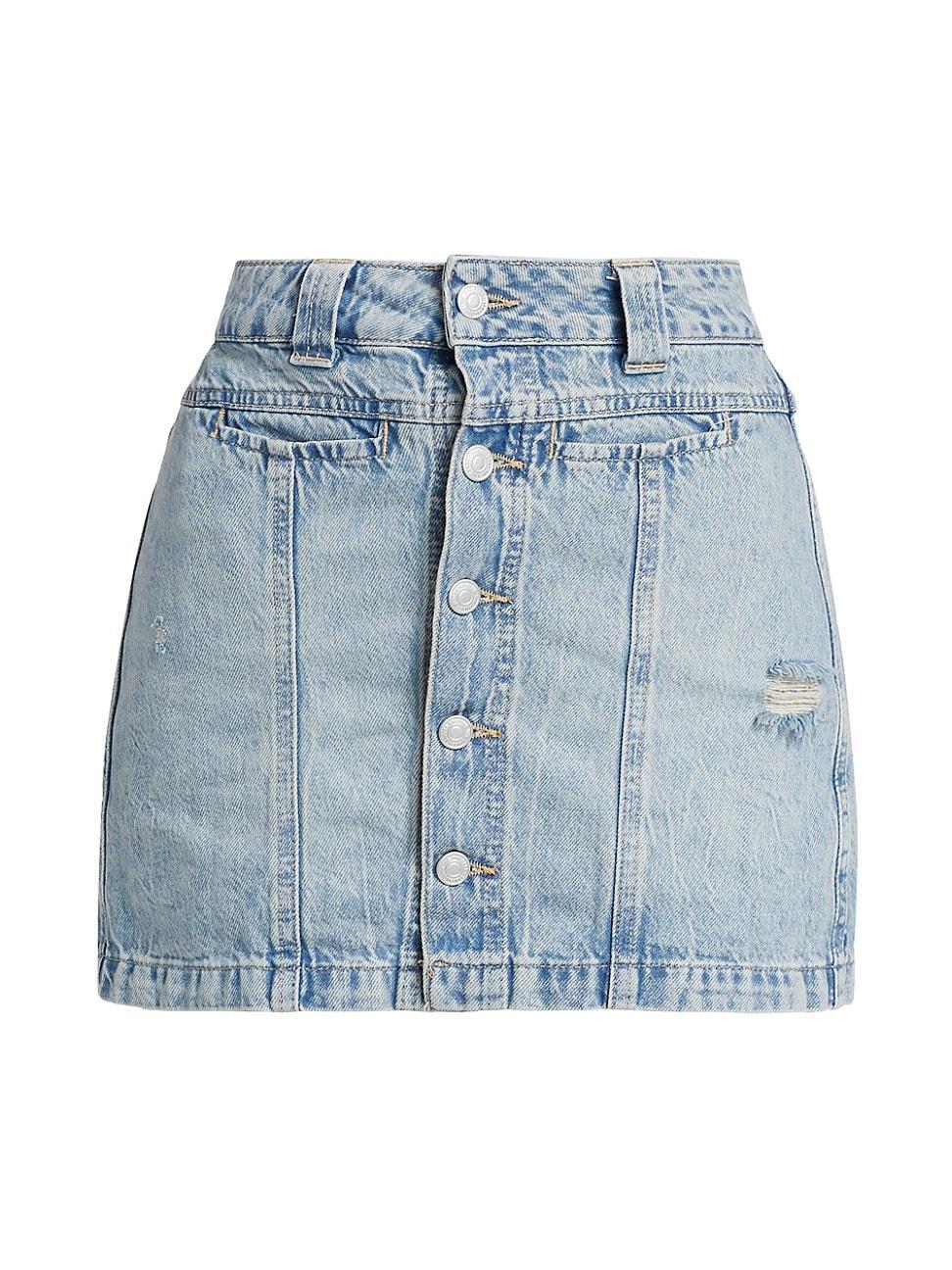 Womens Midnight Sun Denim Skort Product Image