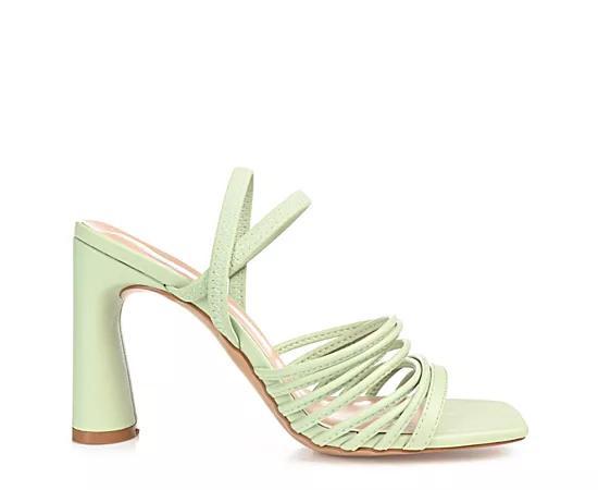 Journee Collection Womens Hera Strappy Block Heel Dress Sandals Product Image