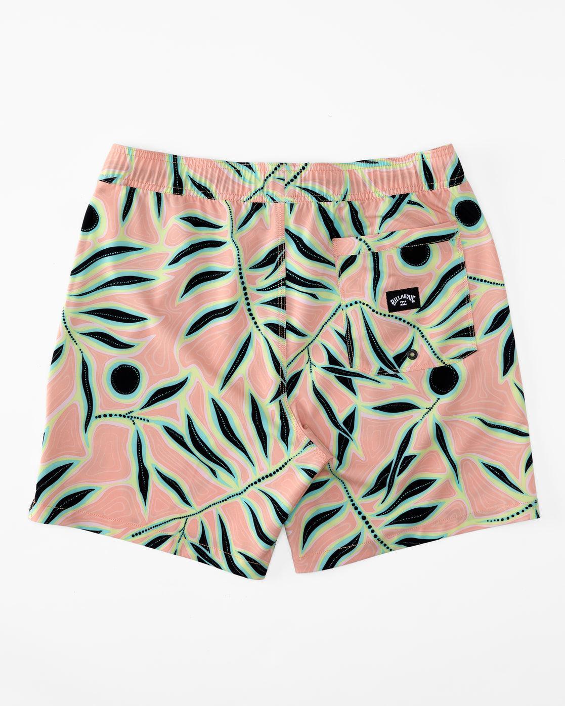 Sundays Layback 17" Swim Trunks - Melon Male Product Image