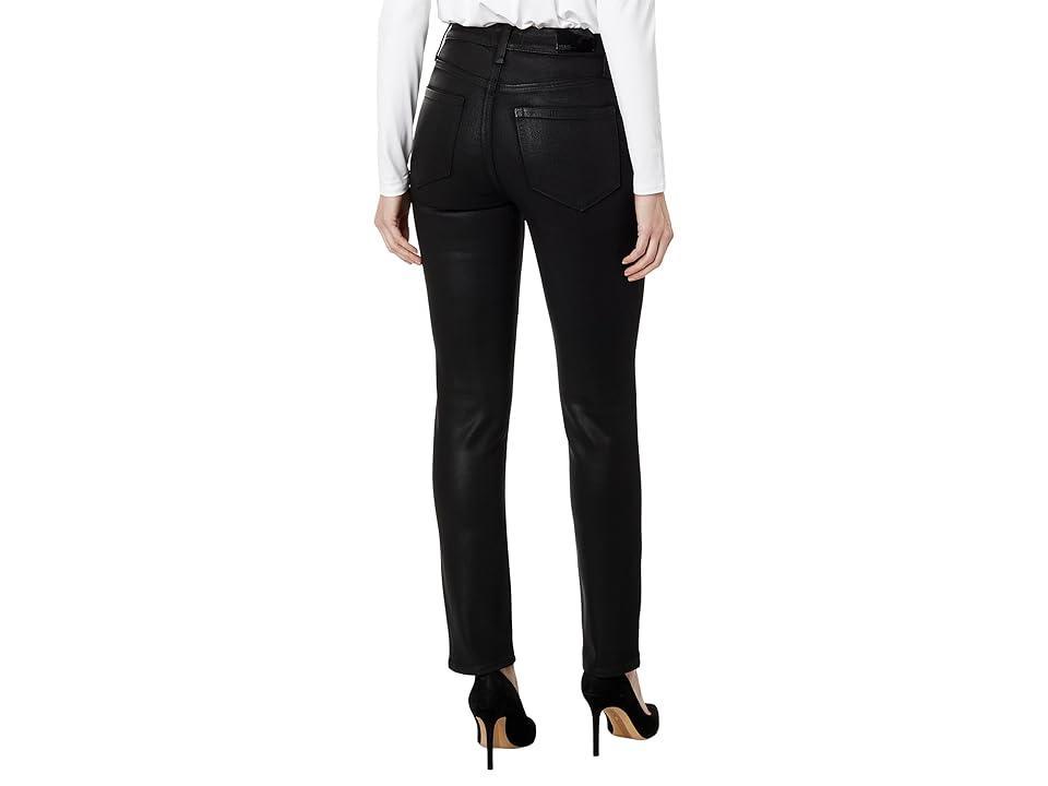 Paige Gemma with Gita Pocket Fog Luxe Coating (Black Fog Luxe Coating) Women's Jeans Product Image