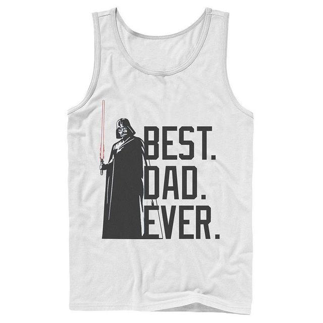 Mens Star Wars Darth Vader Best Dad Ever Tank Top Product Image