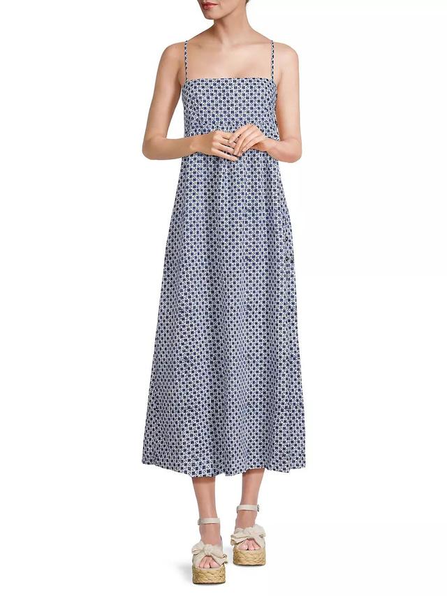 Rafael Cotton-Linen Midi-Dress Product Image