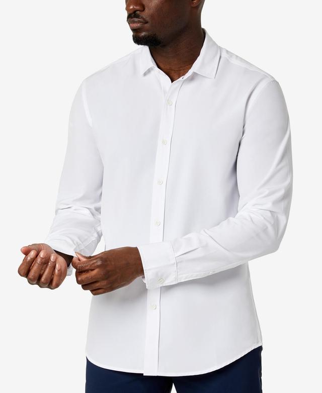 Kenneth Cole Mens Solid Slim Fit Performance Shirt Product Image