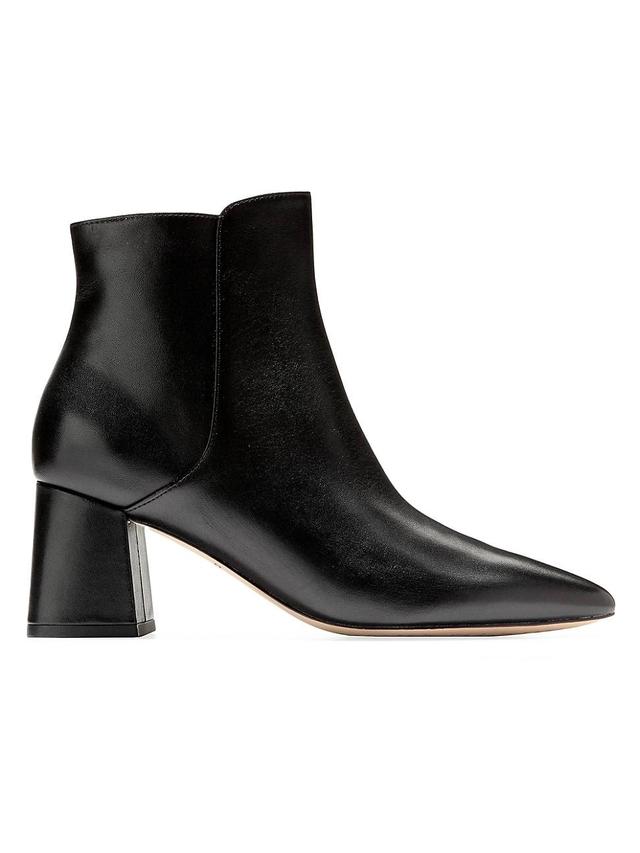 Cole Haan Catlyn Block Heel Bootie Leather) Women's Boots Product Image