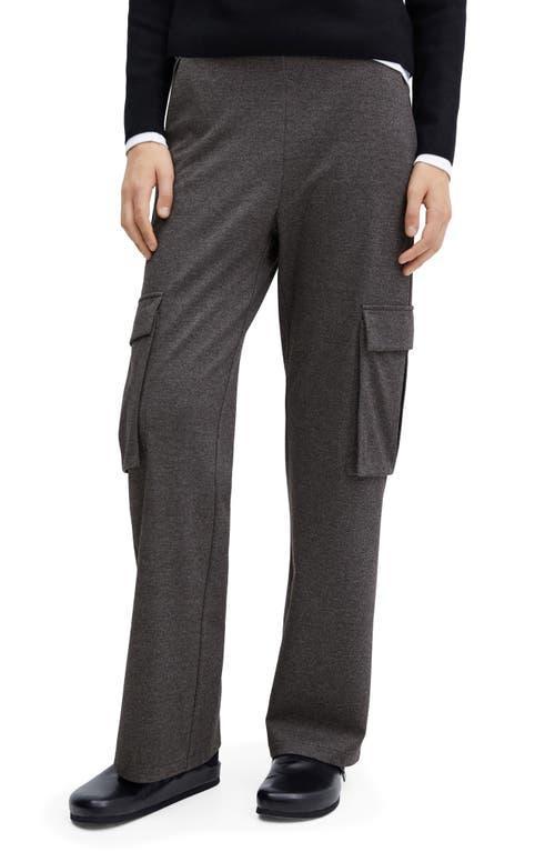 MANGO - Knitted trousers with cargo pockets - L - Women Product Image