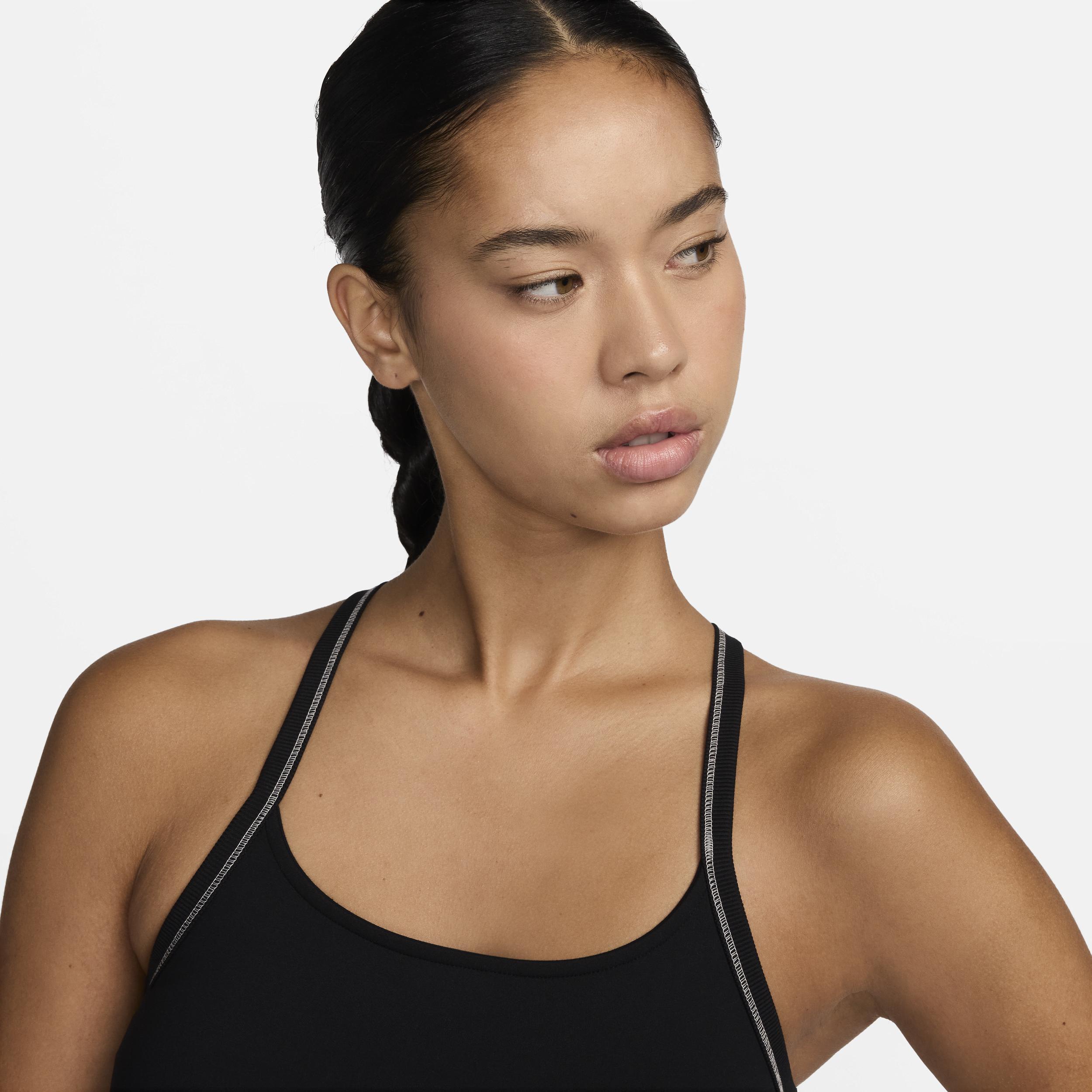 Nike Womens One Fitted Dri-FIT Cropped Tank Top Product Image