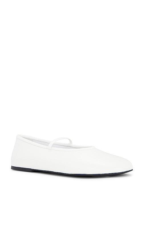 Tony Bianco Martinez Flat in White. - size 5 (also in 10, 11, 5.5, 6, 7, 7.5, 8, 8.5, 9, 9.5) Product Image