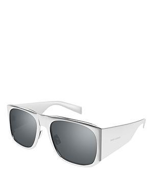 Mens Fashion Newness 58MM Geometric Sunglasses Product Image