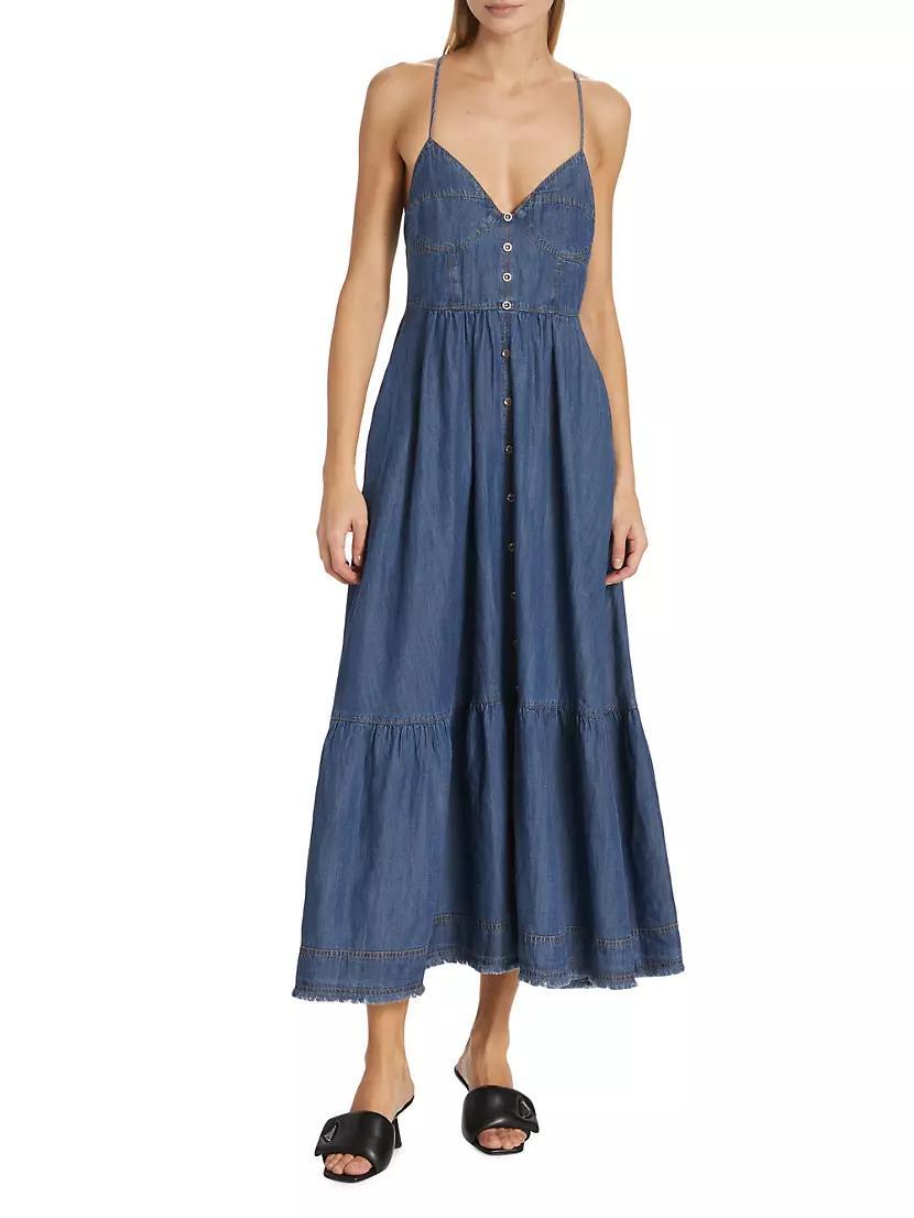 Sere Denim Midi-Dress Product Image