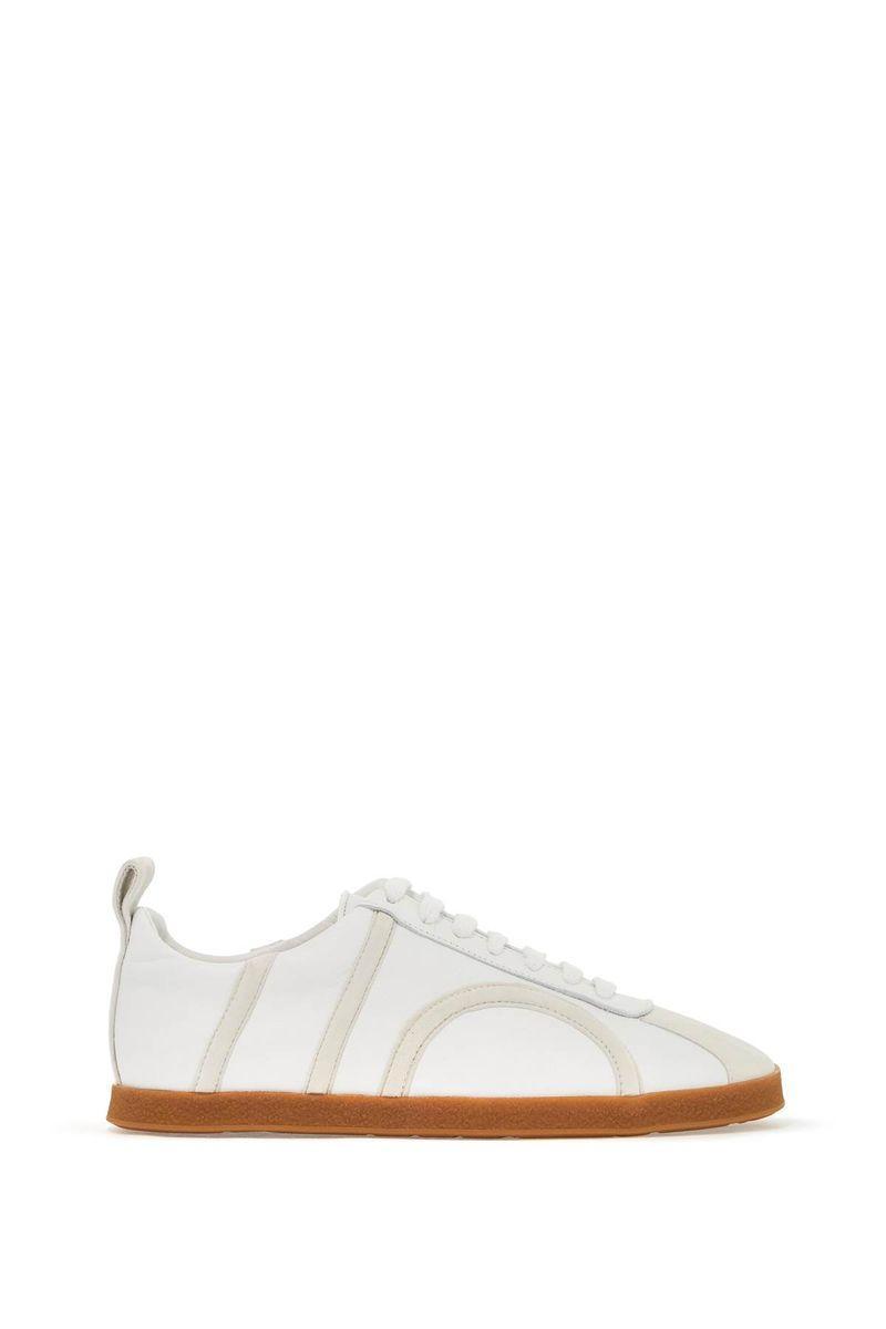 Leather Sneakers In White Product Image