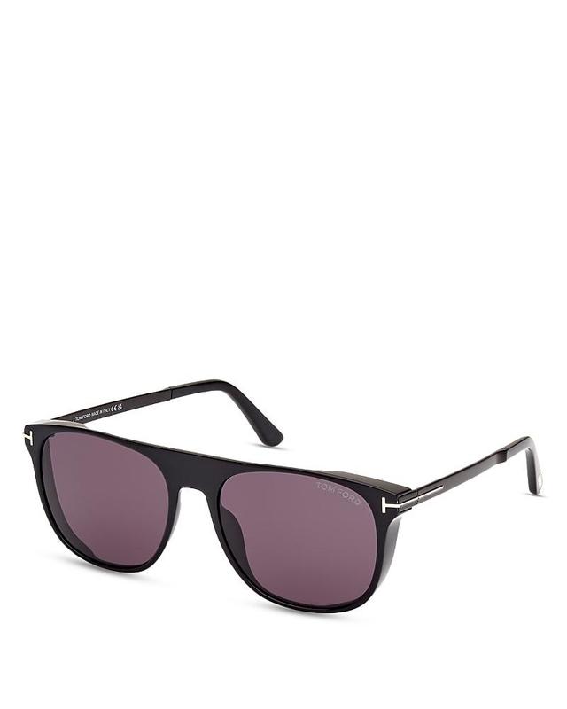 Mens 55MM Square Sunglasses Product Image