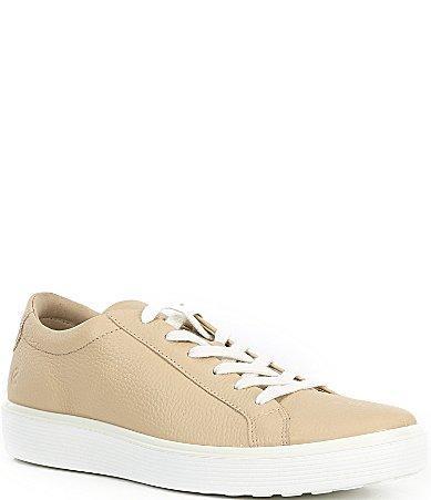 ECCO Mens Soft Pebble Leather 60 Sneakers Product Image