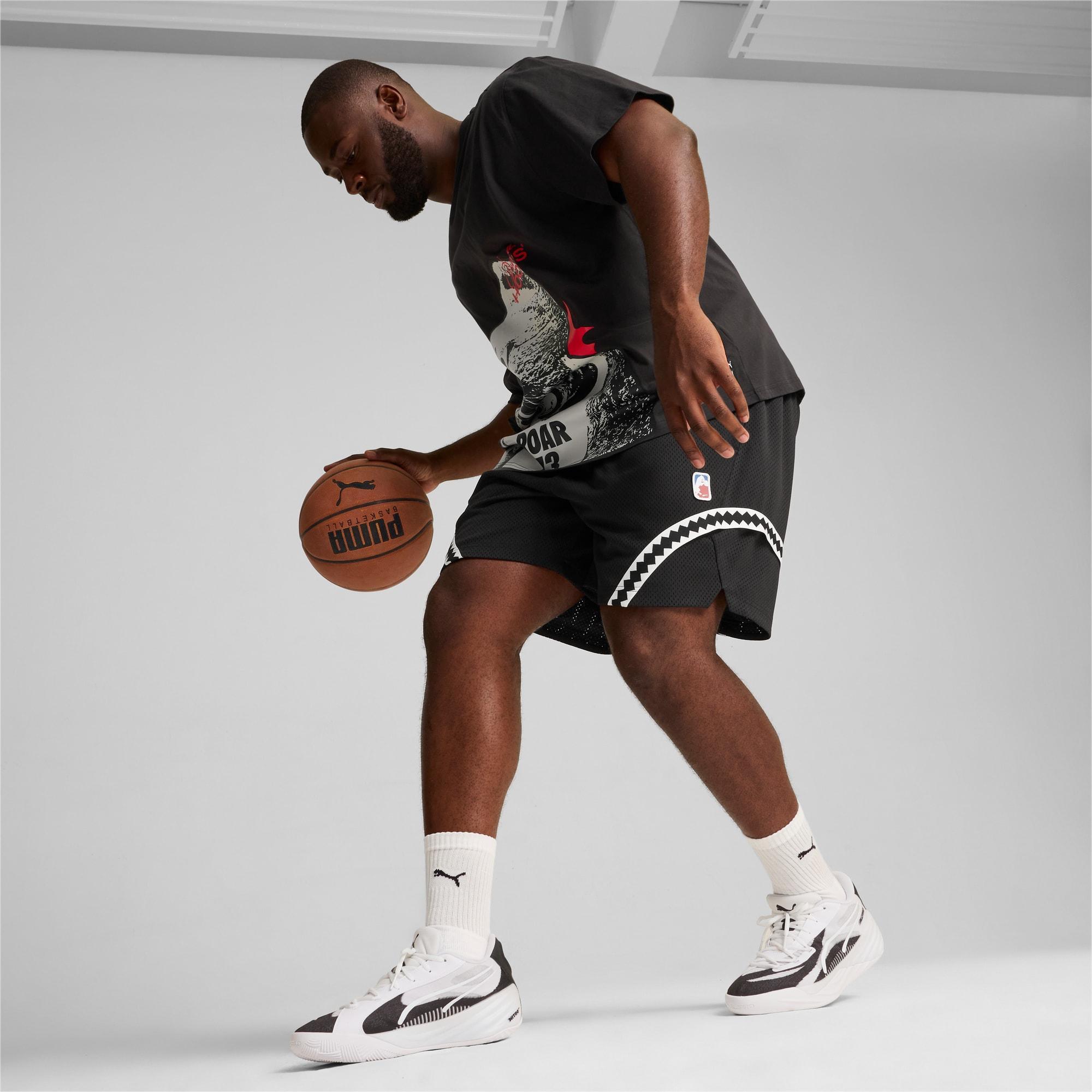 He Can Hoop Men's Basketball Tee Product Image