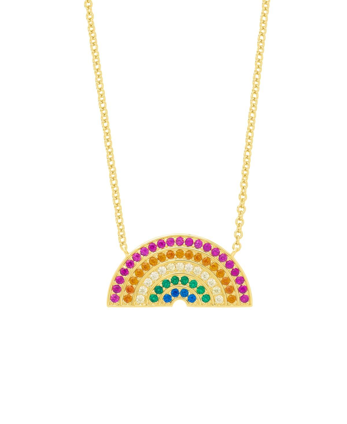 Macys Womens Rainbow Pendant Necklace Product Image