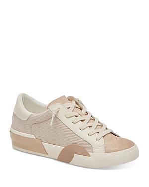 Zina Sneaker In White/tan Leather Product Image