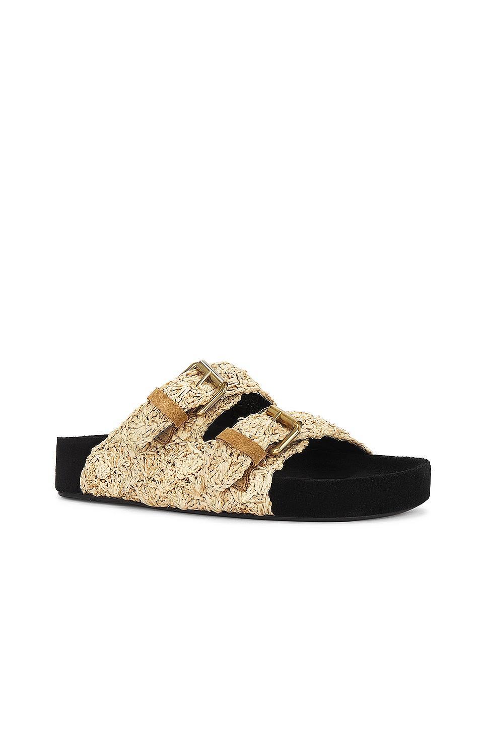 Isabel Marant Lennyo Sandal in Neutral Product Image