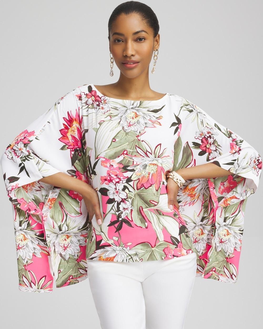 Floral Poncho Product Image