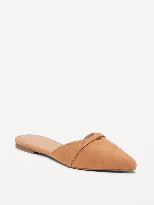 Faux Leather Mule Product Image